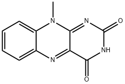 10-methylisoalloxazine 结构式
