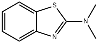 N,N-二甲基-2-苯并噻唑胺 结构式