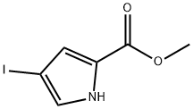 4-碘-2-吡咯羧酸甲酯 结构式