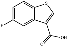 5-氟苯并[B]噻吩-3-甲酸 结构式