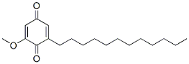 6-dodecyl-2-methoxy-1,4-benzoquinone 结构式