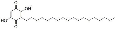 2,5-Dihydroxy-3-octadecyl-1,4-benzoquinone 结构式