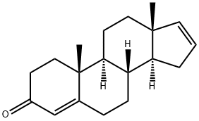 4,16-二烯-3-雄酮 结构式