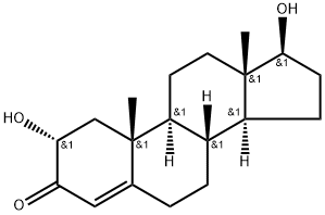 2-ALPHA-HYDROXYTESTOSTERONE 结构式