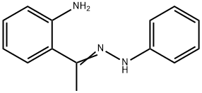 2'-氨基苯乙酮苯腙 结构式