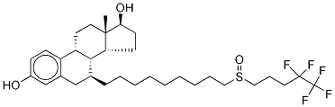 7Β-氟维司群 结构式