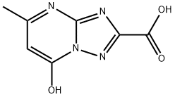 7-HYDROXY-5-METHYL-[1,2,4]TRIAZOLO[1,5-A]PYRIMIDINE-2-CARBOXYLIC ACID 结构式