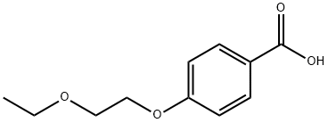 4-(2-乙氧基乙氧基)苯甲酸 结构式