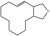 1,3,3A,4,5,6,7,8,9,10,11,13A-十二氢环十一[C]呋喃 结构式