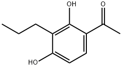 2,4-二羟基-3-丙基苯乙酮 结构式