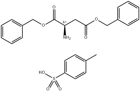 D-天门冬氨酸苄酯对甲苯磺酸盐 结构式
