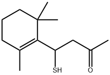 4-mercapto-4-(2,6,6-trimethyl-1-cyclohexen-1-yl)butan-2-one  结构式