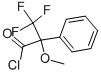 (+/-)-1-METHOXY-1-(TRIFLUOROMETHYL)PHENYLACETYL CHLORIDE 结构式