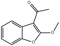 3-Acetyl-2-methoxybenzofuran 结构式