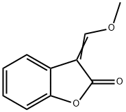 3-(甲氧基甲烯基)-2(3H)-苯并呋喃酮 结构式