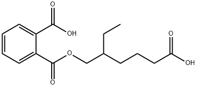 RAC-单(2-乙基-5-羧基戊基)邻苯二甲酸酯 结构式