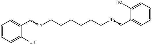 N,N'-双(亚水杨基)-1,6-己烷二胺 结构式