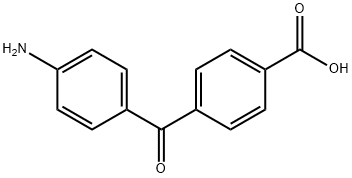 4-(4-Aminobenzoyl)benzoic acid 结构式