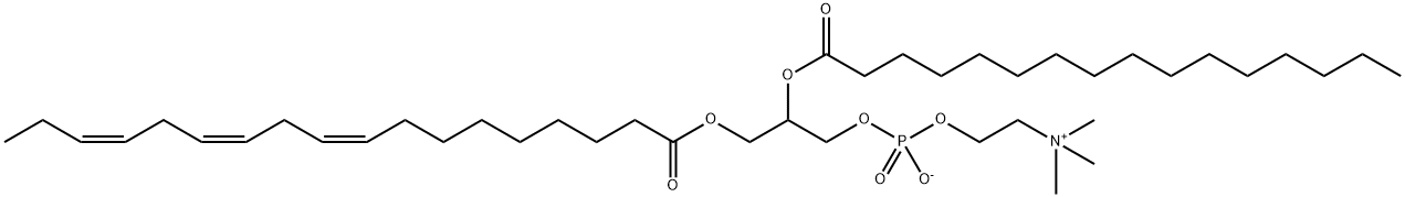 卵膦脂或膦脂酰胆碱 结构式