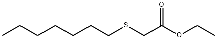 (Heptylthio)acetic acid ethyl ester 结构式