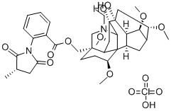 METHYLLYCACONITINE PERCHLORATE 结构式