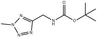 Carbamic acid, [(2-methyl-2H-tetrazol-5-yl)methyl]-, 1,1-dimethylethyl ester 结构式