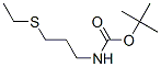 Carbamic acid, [3-(ethylthio)propyl]-, 1,1-dimethylethyl ester (9CI) 结构式