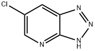 6-氯-1H-[1,2,3]三唑并[4,5-B]吡啶 结构式