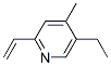 Pyridine, 2-ethenyl-5-ethyl-4-methyl- (9CI) 结构式