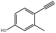 4-ETHYNYL-3-METHYL-PHENOL 结构式