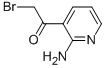 Ethanone, 1-(2-amino-3-pyridinyl)-2-bromo- (9CI) 结构式