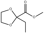 1,3-Dioxolane-2-carboxylicacid,2-ethyl-,methylester(9CI) 结构式