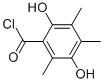 Benzoyl chloride, 2,5-dihydroxy-3,4,6-trimethyl- (9CI) 结构式