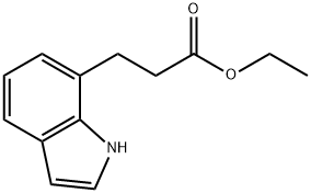 1H-吲哚-7-丙酸 乙基 酯 结构式