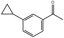 1-(3-环丙基苯基)乙酮 结构式