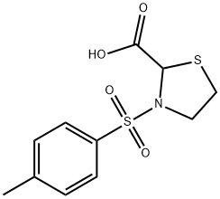 3-(甲苯-4-磺酰基)-噻唑茚-2-羧酸 结构式