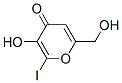 3-羟基-6-(羟甲基)-2-碘-4H-吡喃-4-酮 结构式