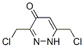 4(1H)-Pyridazinone, 3,6-bis(chloromethyl)- 结构式