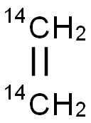 ETHYLENE, [14C(U)] 结构式
