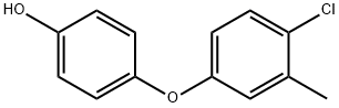 4-(4-氯-3-甲苯氧基)苯酚 结构式