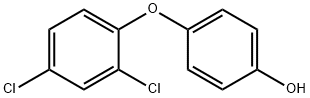 4-(2,4-二氯苯氧基)苯酚 结构式