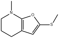 Furo[2,3-b]pyridine,  4,5,6,7-tetrahydro-7-methyl-2-(methylthio)- 结构式