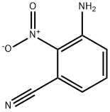 3-氨基-2-硝基苯腈 结构式