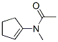 Acetamide, N-1-cyclopenten-1-yl-N-methyl- (9CI) 结构式