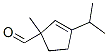 2-Cyclopentene-1-carboxaldehyde, 1-methyl-3-(1-methylethyl)- (9CI) 结构式