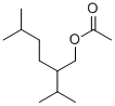 乙酸-2-异丙基-5-甲基己酯 结构式