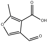 3-Furancarboxylic acid, 4-formyl-2-methyl- (9CI) 结构式