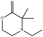 Morpholine,  4-ethyl-3,3-dimethyl-2-methylene- 结构式