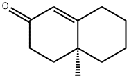 (S)-(+)-4A-甲基-2,3,4,4A,5,6,7,8-八氢-2-萘酮 结构式