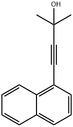 1-NAPHTHYL-3-METHYL-1-BUTYN-3-OL 结构式